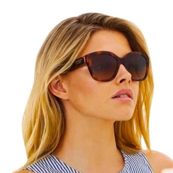 BURBERRY SUNGLASSES BE 4294 3904/13 54-17-140 DARK HAVANA / BROWN GRADIENT ITALY - Picture 6 of 8